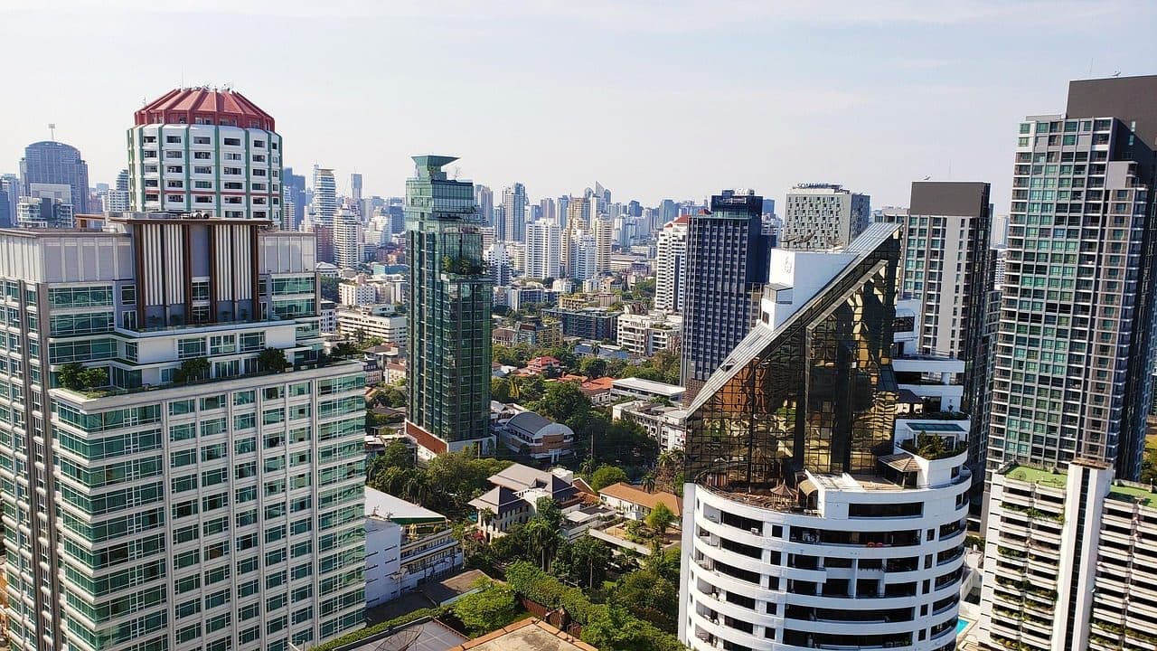 Apartment towers on the Thong Lo stretch of Sukhumvit